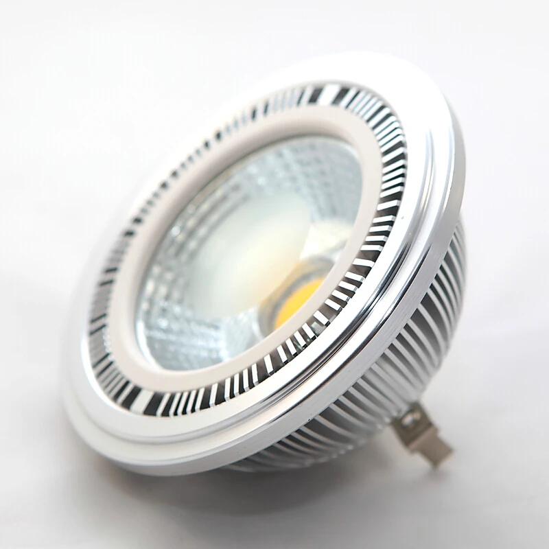 높은 전력 15W COB LED 스포트 라이트 AR111 LED 빛 ES111 QR111 LED 통 Recessed 천장 조명 알루미늄 DC12V AC85-265V