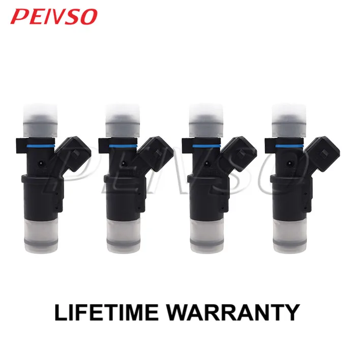 PEIVSO 4pcs 01F002A Fuel Injector For PEUGEOT 306 93~01 PARTNER 96~06 206 06~07 307 2000 1007 2005 1.4