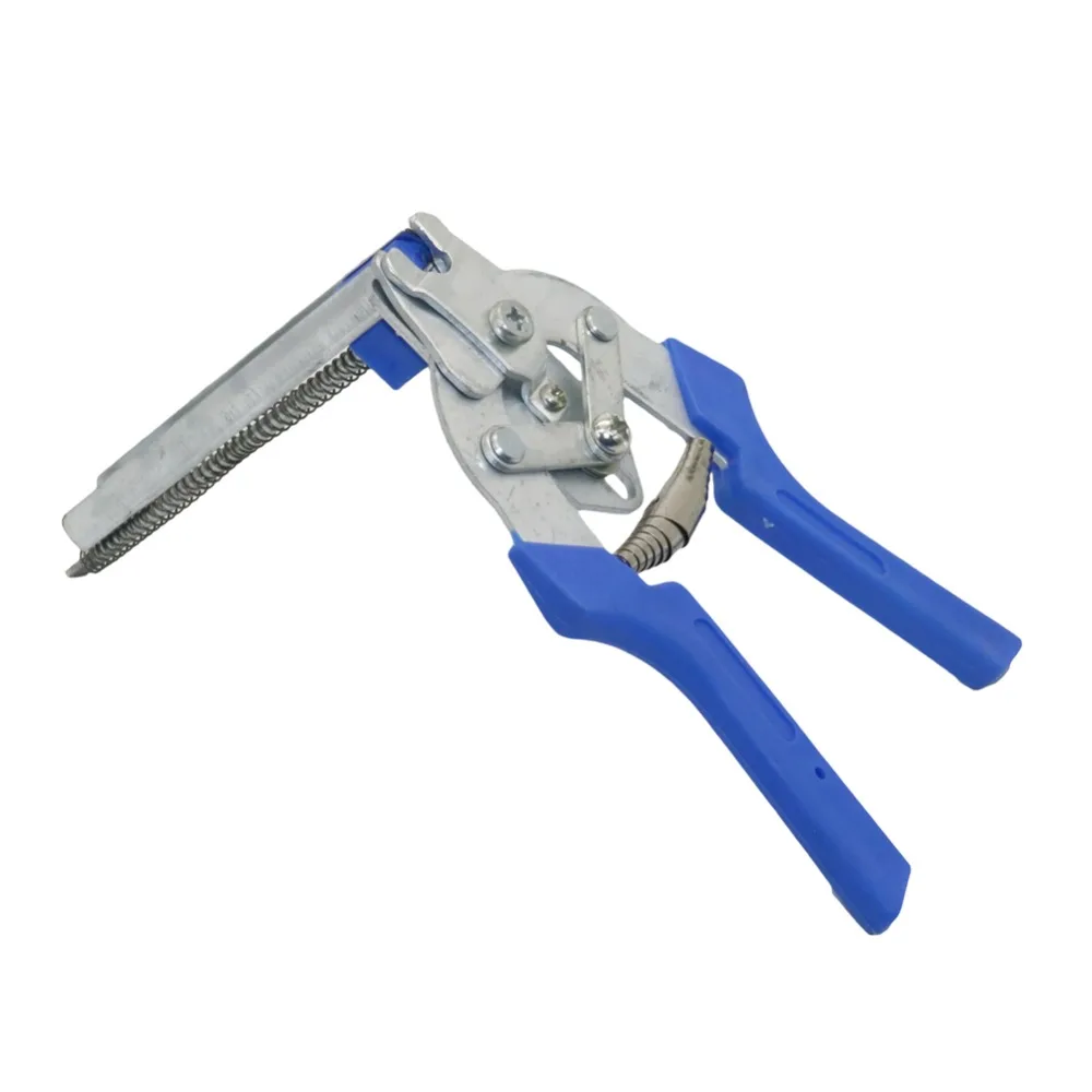 Fastening Clamp Installation Poultry Cage Plier & 600 Nails Chichen Rabbit Fox Bird Dog Cage Clamp Installation Kit