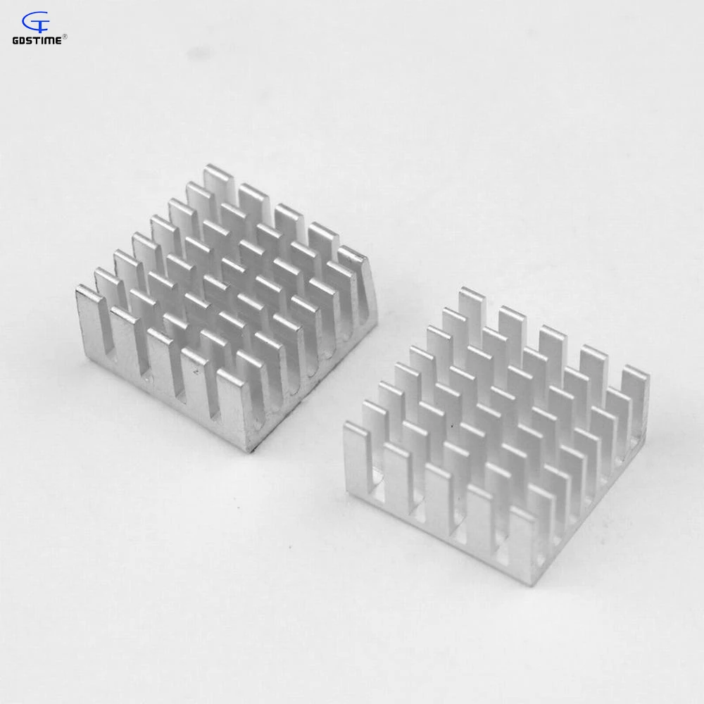 12pcs 20x20x10mm Aluminum Heatsink with 3M Thermally Conductive Adhesive Tape VGA RAM Memory Cooling Cooler Heat Sink 20mm 10mm