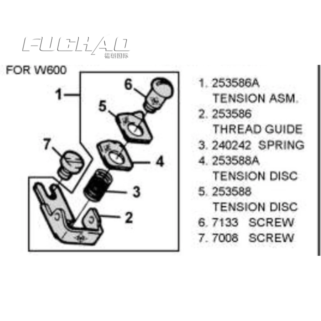 253586A TENSION ASM