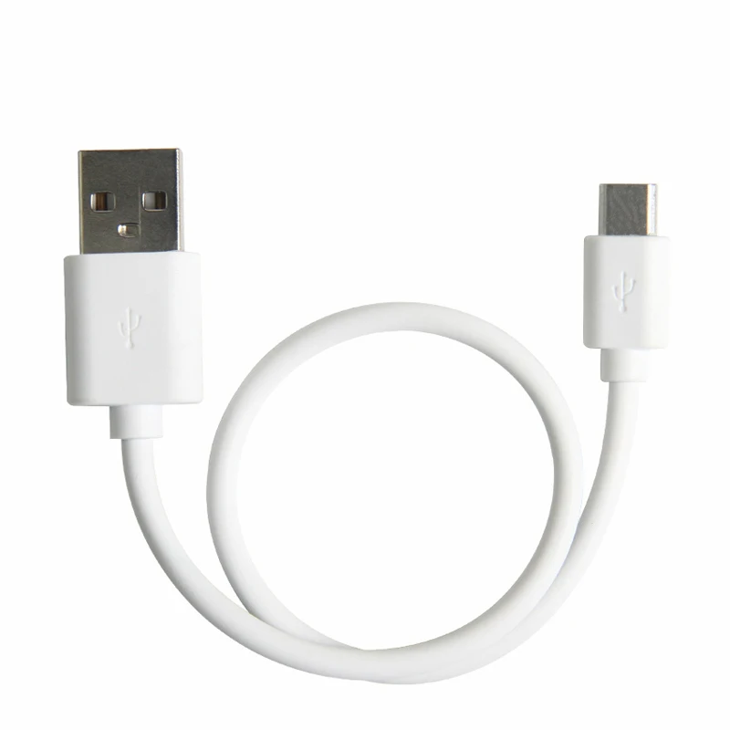 Cable Micro USB tipo C de carga rápida, adaptador corto de 25cm para Samsung, Xiaomi, Huawei, Android, estación de carga