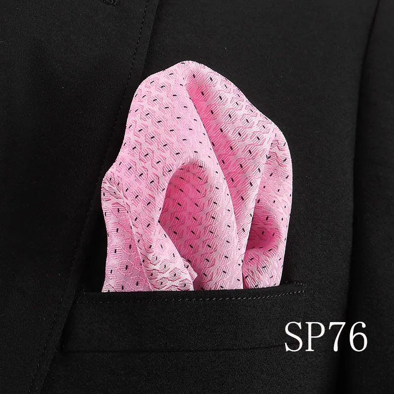 Vangise Mens Pocket Squares Dot Pattern Blue Handkerchief Fashion Hanky For Men Business Suit Accessories 22cm*22cm