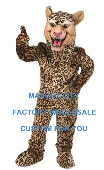 

Custom Made Deluxe Leopard Mascot Costume Adult Size Wild Theme Carnival Party Cosply Mascotte Outfit Suit Fancy Dress SW991