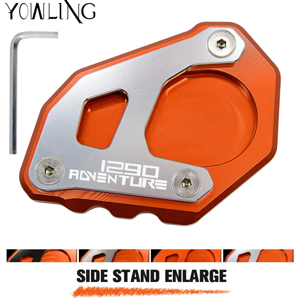 

YOWLING Motorcycle Side Stand Kickstand Sidestand Extension Plate Pad Support Plate For 1050 1090 1190 1290 Adventure