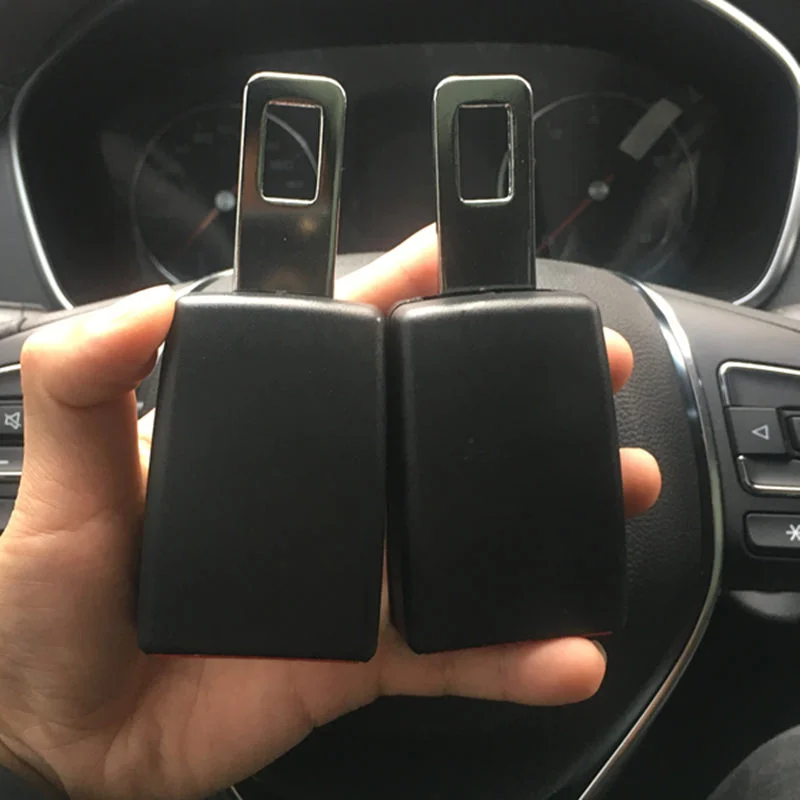 2pcs For Car Seat Belt Clip Extender For Peugeot RCZ 206 207 208 301 307 308 406 407 408 508 2008 3008 4008 5008 6008