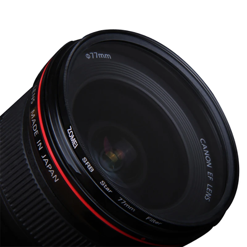 Zomei Star Line Star Filter 4 6 8 Piont Filtro Camera Filters 40.5 49 52 55 58 62 67 72 77 82mm For Canon Nikon Sony DSLR Camera