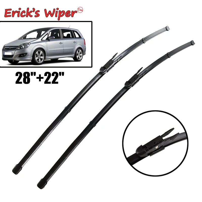 Erick\'s Wiper Front Wiper Blades For Vauxhall Opel Zafira B 2005 - 2014 Windshield Windscreen Window Car Rain Brushes 28\