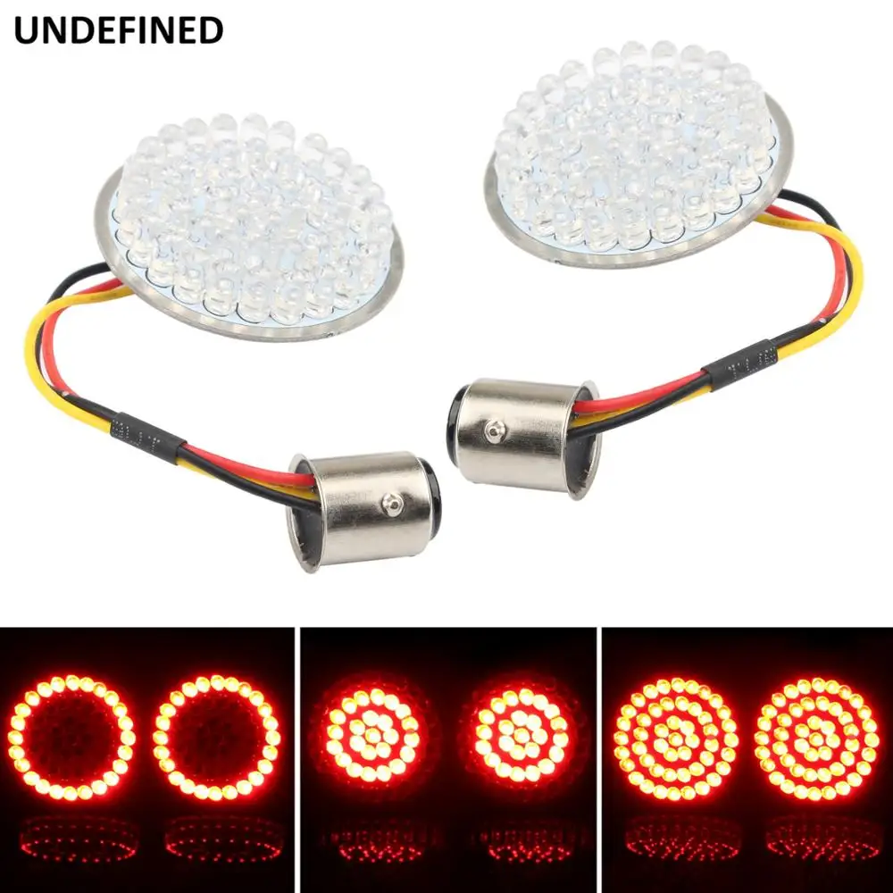 

1157 LED Motorcycle Turn Signal Indicator Light Lamp For Harley Sportster Touring Road Glide Softail Dyna FLST 2011-2017