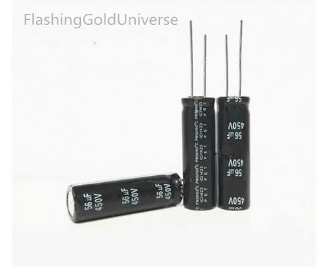 

450V 56UF 56UF 450V Electrolytic Capacitor volume 13*35 13*40 best quality New origina