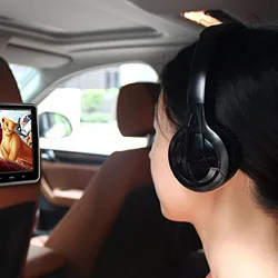 Infrared Stereo Wireless Headphones Headset IR in Car roof dvd or headrest dvd Player two channels