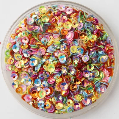 500g/pack 3mm Cup Glistening Color loose sequins Paillettes sewing Wedding craft Garment shoes Bag Nail Art Accessories