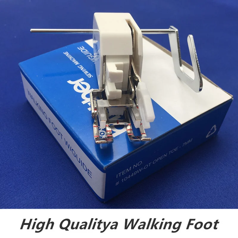 Domestic Sew Machine Accessories Open Toe Walking Foot Even Feed Feet F033N F033 XC2214002 Sewing Machine Parts Presser foot