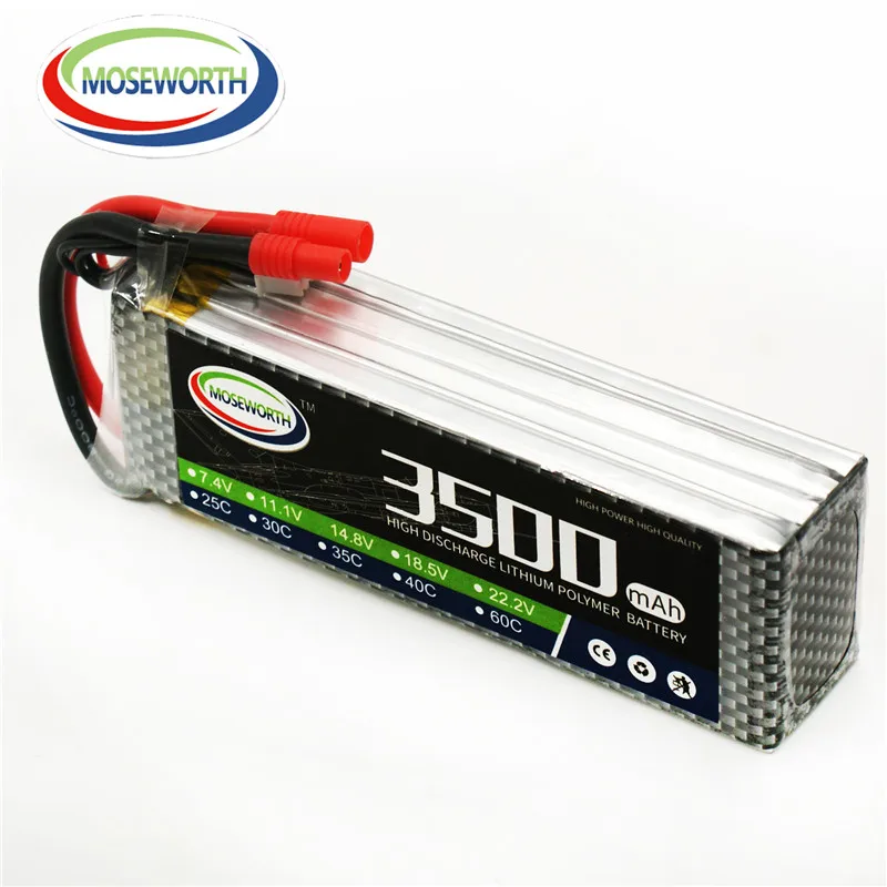 LiPo Battery 4S 14.8v 3500mah 30C 40C 60C LION POWER For RC Helicopter RC Car Boat Quadcopter Remote Control Toys Li-Polymer