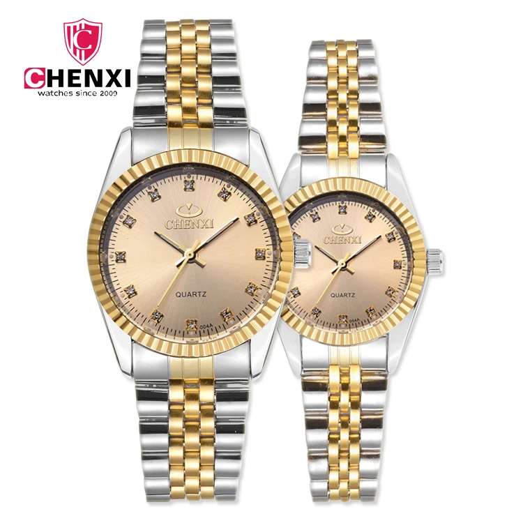 CHENXI Brand Luxe Rvs Analoge Display Datum Mannen Quartz Mannelijke Business Kalender Dress Horloges relogio masculino