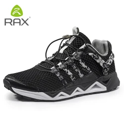 Rax 2019  Summer Qick Drying Aqua Shoes Light Breathable Fishing Shoes Men Anti-slippery Trekking Upstream Shoes Outdoor Tourism