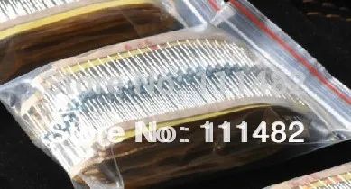 21 value 2100pcs 1/4W resistor package 1%,21 kinds of commonly resistance resistor kit