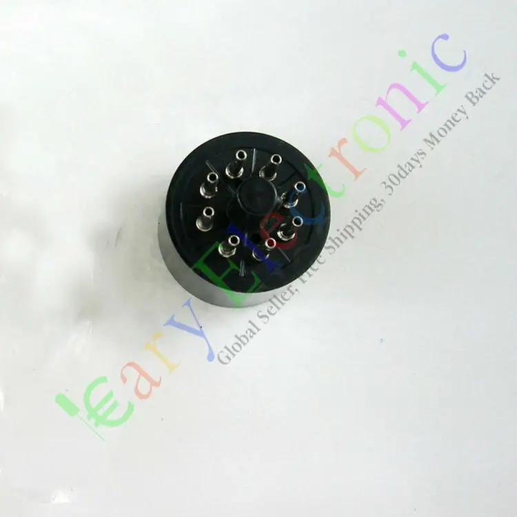 ขายส่งและค้าปลีก8ชิ้น8pin B Akeliteซ็อกเก็ตหลอดวาล์วฐานTriode Rectifier Fr KT88 EL34 6550 6SN7จัดส่งฟรี