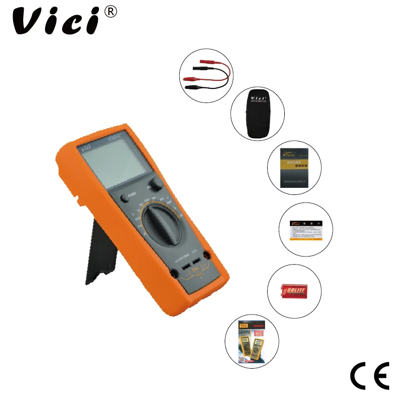 VICI VC6243+ Digital Inductance Capacitance Meter Tester LCR Multimeter 1999 counts  Inductance 2mH-20H Capacitance 2nF-2000uF