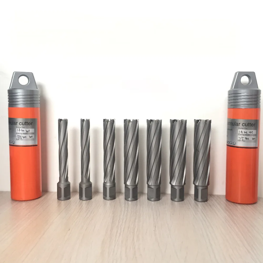 Diameter 12-65mm * 50mm TCT Annular Cutter With Weldon Shank Hard Alloy Hollow Core Drill (Cut Depth: 50mm) Hole Saw