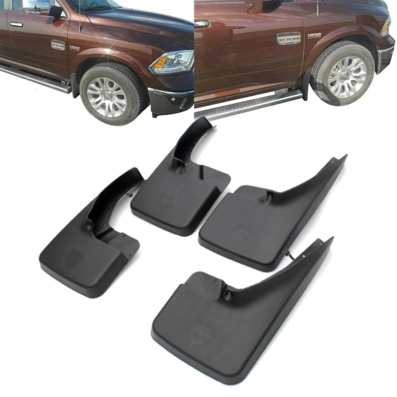 

4pcs/set Mud Flaps Splash Guards For Dod-ge Ram 1500 2500 3500 110024-120024