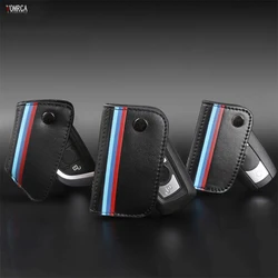 2017 Hot Sale Fashion Christmas Gift Cases for BMW X1 X3 X5 X6 E46 E90 F10 F30 Car Key Holder Top Layer Leather Wallet Key Bag