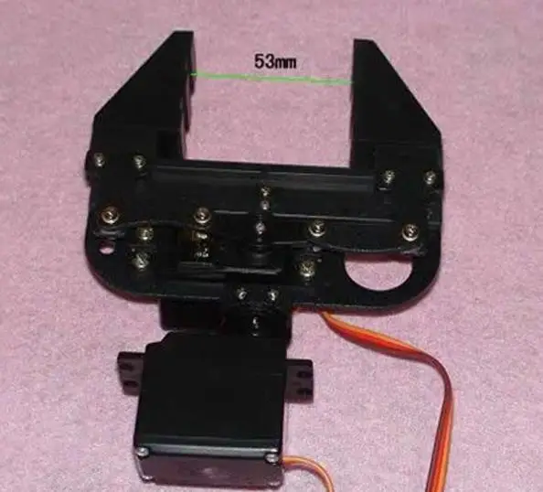 Free Shipping+Robot Clamp Gripper Bracket Servo Mount Mechanical Claw Arm Kit For DS3218 DS3115 Servo Newest Version