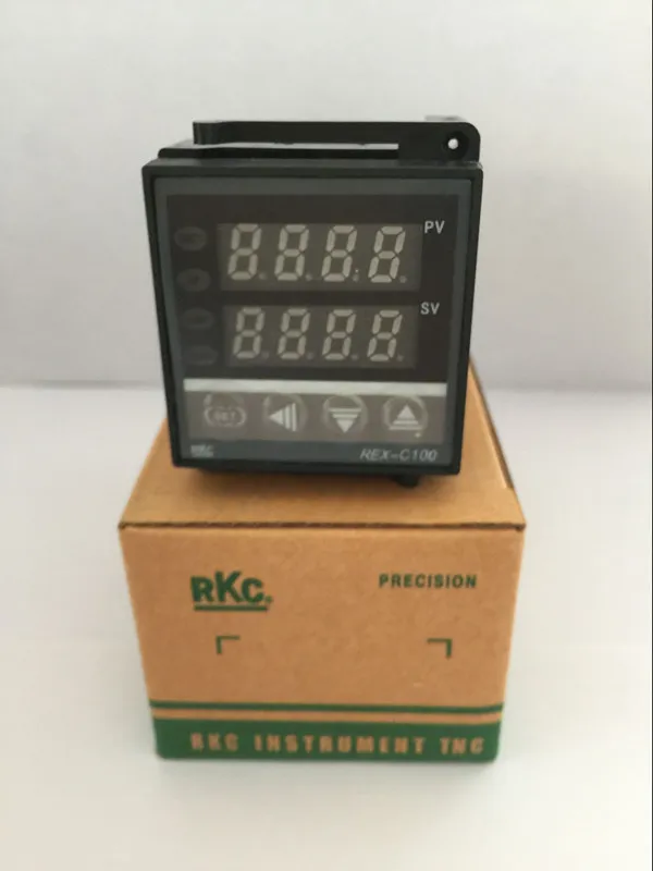 Controlador de temperatura duplo rkc REX-C100 48*48 k do pid de digitas tipo REX-C100FK02-M * uma saída de relé REX-C100FK02-V * uma saída de ssr