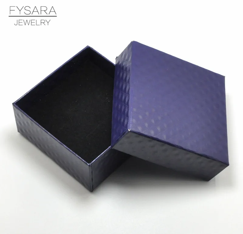 Jewelry Box 5 Color Black/Navy Blue/red/ For Women Men Put Bracelet & Bangles Ring Necklace box lover Gift