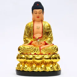 Resin Material of Chinese Buddhists Guanyin Buddha Statue: 12-inch Home Decoration Temples of Ksitigarbha Bodhisattva