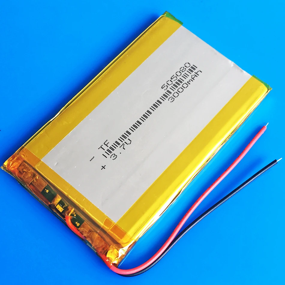 3.7V 3000mAh505080 Polimerowy akumulator litowo-polimerowy Lipo do GPS DVD PDA PAD power bank e-book aparat tablet 5*50*80mm