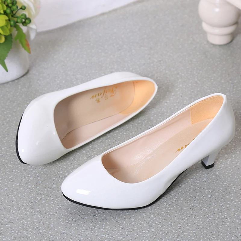 Women Shoes Female Pumps Nude Shallow Mouth  Fashion Office Work Wedding Party Shoes Ladies Low Heel Shoes