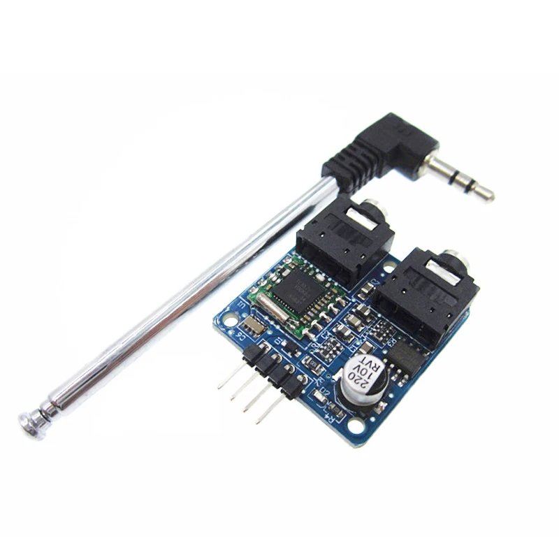 1pcs TEA5767 FM Stereo Radio Module 76-108MHZ With Free Cable Antenna