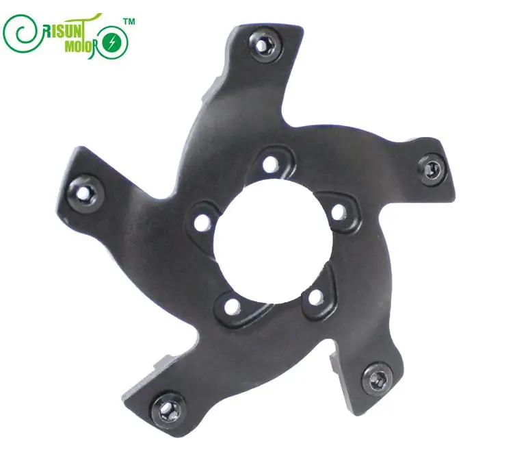 Electric Bicycle 130 BCD Chainring Spider Chain Ring Adapter Gearing For Bafang 8Fun BBSHD BBS03 Mid Drive Motor Kit