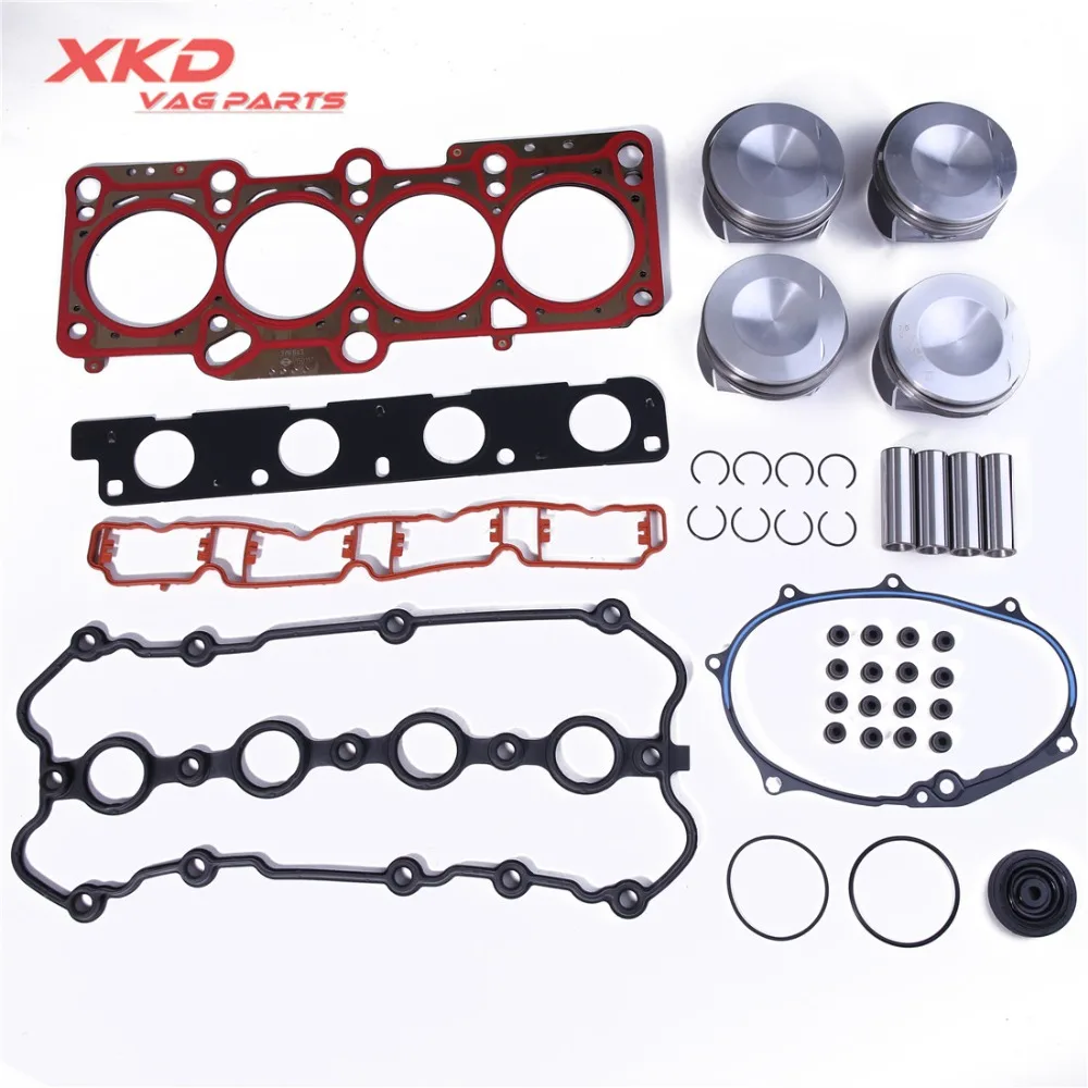 Engine Head Gaskets Rebuilding Kits Fit For EOS GOLF PASSAT Jetta AUDI A4 05-08 A6 09-2011  2.0T BGB/BUL/BWE/BPG/BWT/BYK/BPJ