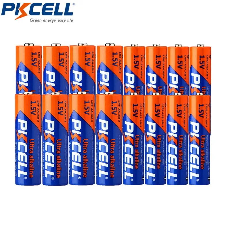 8pcs AAA Batteries LR03 E92 EN92 AM4 UM-4 MN2400 and 8 x AA E91 AM3 MN1500 LR6 Superior R03P UM4 R6P UM3 MN1500 E91