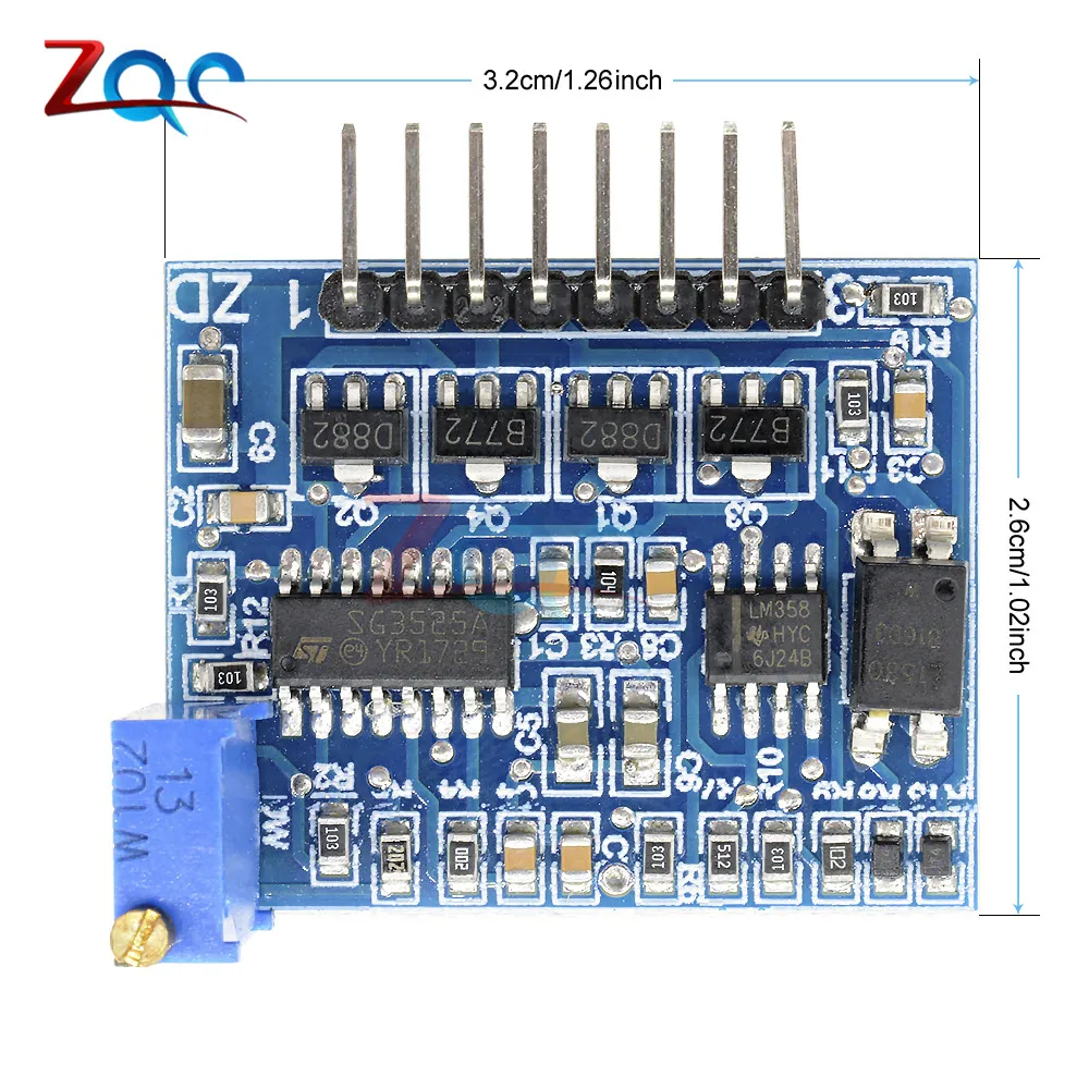 SG3525 LM358 Inverter Driver Board 12V-24V Mixer Preamp Drive Module Frequency Adjustable 1A 12V-24V module