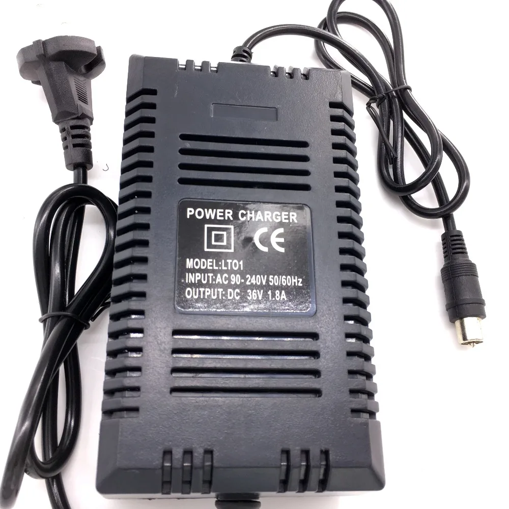 

36V Lead Acid Battery Charger For AGM VRLA SLA Gel Battery 36V 10AH 12AH 14AH 20AH RCA Lotus Output AC 90-240V EU Plug