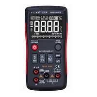 ZOYI Digital Multimeter AC DC Voltmeter True RMS NCV Diode Capacitor Ohm Data Hold LCD ZT-X 9999 Counts AutoRange Multimeters