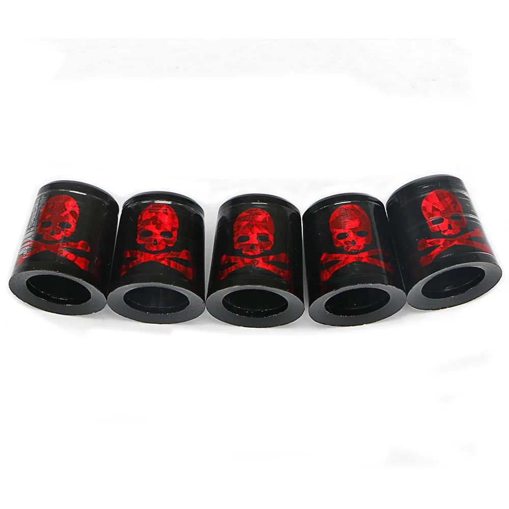 Casquillos de GOLF para planchas y cuñas especificaciones: interior * superior * tamaño exterior 9,3*15*13,8mm negro con calavera roja