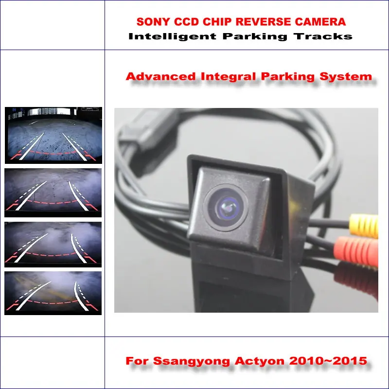 

For Ssangyong Actyon 2010-2015 Car Intelligentized Reverse Camera Rear View Backup Dynamic Guidance Tracks CAM