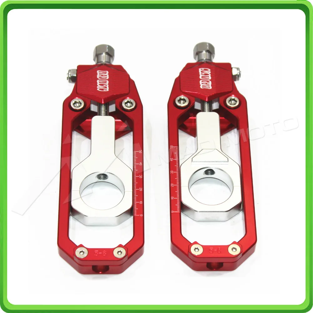 

Motorcycle Chain Tensioner Adjuster fit for YAMAHA R1 YZF-R1 2006 R1 06 Red & Silver