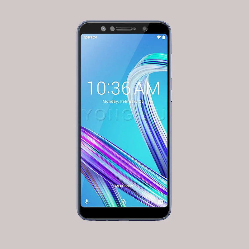 完全強化ガラス携帯電話ケース,asus zenfone max pro m1 zb602kl x00td用保護フィルム付きスクリーンプロテクター