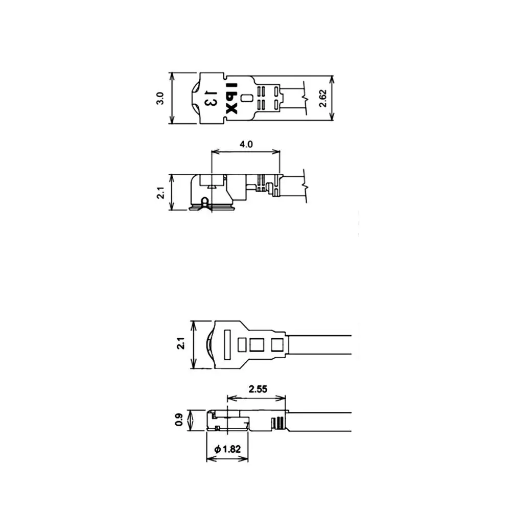 Antena interna PCB, LoRa Modem Aérea, 6dbi Alto Ganho, 433MHz, 105x20mm, 1Pc, Novo, Atacado