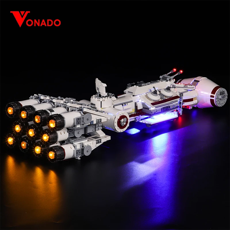 

Vonado Led Light Compatible For 75244 Series Tantive Iv Spacecraft Technic Series Boy Building Block Toy