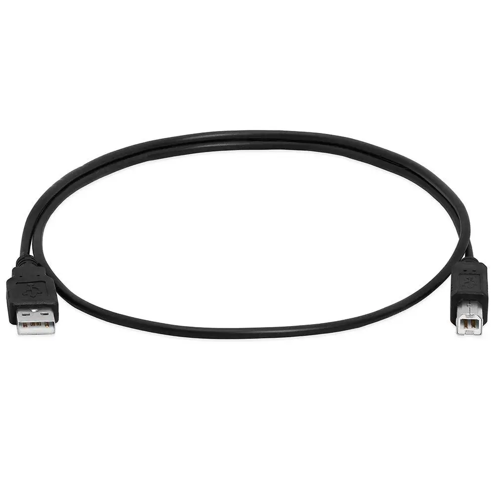USB 2.0 B オスケーブル 50 センチ黒