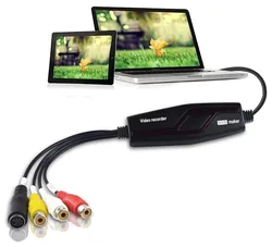 DIGITNOW! Video Capture Card Transfers Hi8 VHS to Digital DVD for Windows 10/Mac, Video Grabber with Scart/AV Adapter