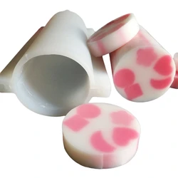 Silicone Soap Mold 1000Ml Rounded Hand Soap Mold Tube Model Silicone Mold Long-Cylinder Cold Process Soap Form Handmade Soap M
