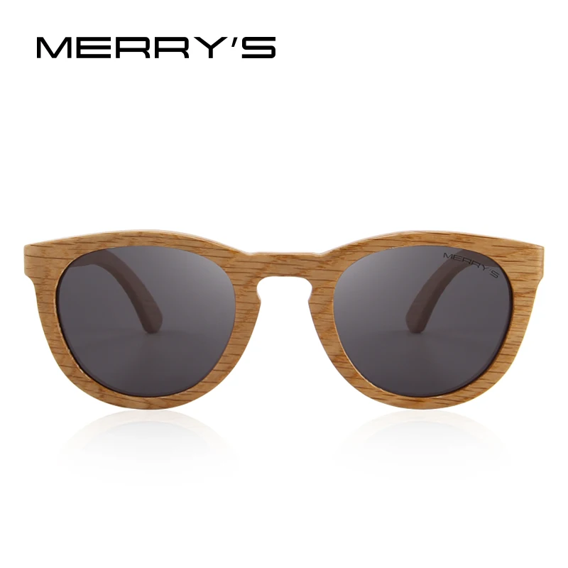 MERRYS DESIGN HAND MADE Wooden Sunglasses Men/Women Retro Polarized Sun Glasses 100% UV Protection S5268