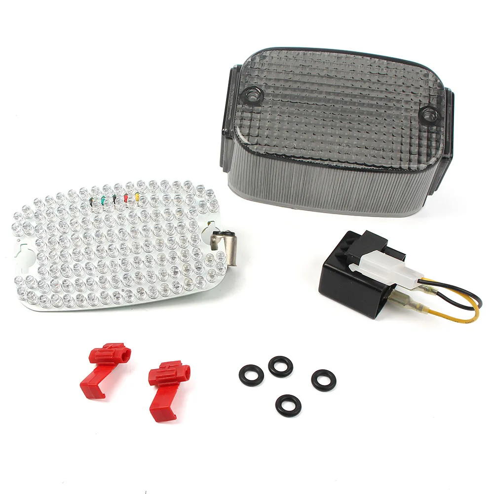 GZYF LED Tail Light Turn Signals for KAWASAKI VULCAN 800 CLASSIC 1500 88 Smoke